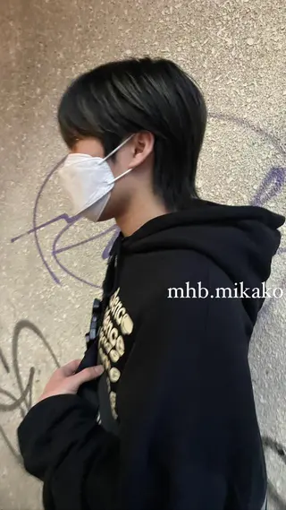 メンズ もりたみかこ 美容師お休み中のヘアスタイル