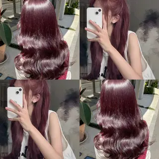ロング カラー ブリーチなしカラー kana🐱のヘアスタイル