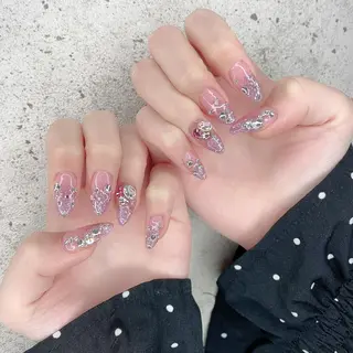 ロング カラー パーマ ヘアアレンジ メンズ キッズ ネイル マツエク・マツパ Salon Ｋのネイルデザイン