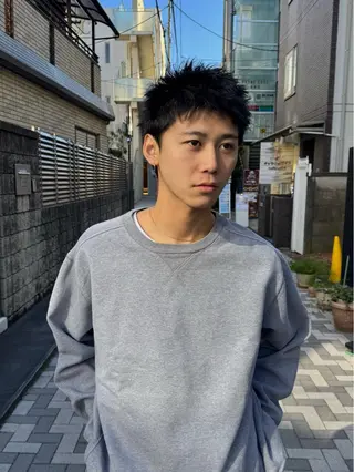 ショート メンズ ナガミ ショウのヘアスタイル