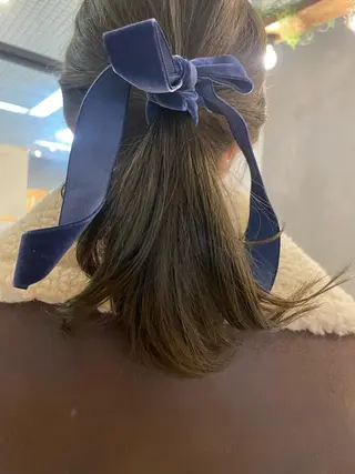 セミロング カラー EIGHT MAYUのヘアスタイル