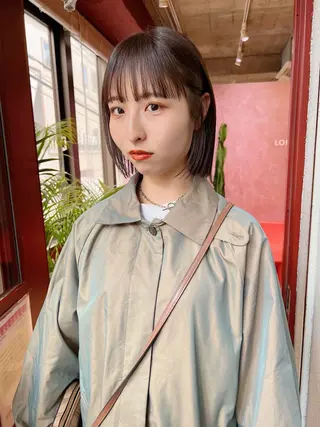 ショート カラー レイヤーカット 鈴木駿介のヘアスタイル