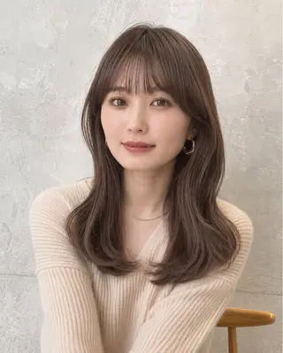 ロング 新宿/透明感カラー 【最強艶髪】🪽若菜のヘアスタイル