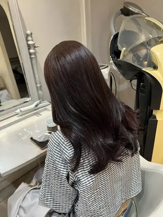 ロング カラー 菅沼 花琳のヘアスタイル