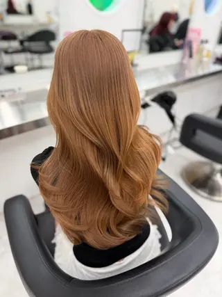 ロング カラー ヘアアレンジ 透明感カラー🎀艶髪 Anju/渋谷🎀のヘアスタイル