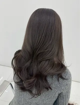 ロング カラー 韓国╱似合わせカラー 🤍𝑌𝑈𝑁𝐴のヘアスタイル
