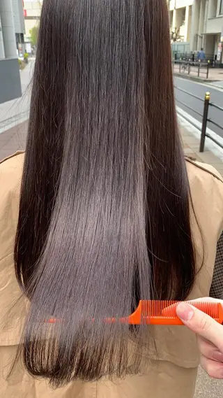 ロング 松本 聖のヘアスタイル