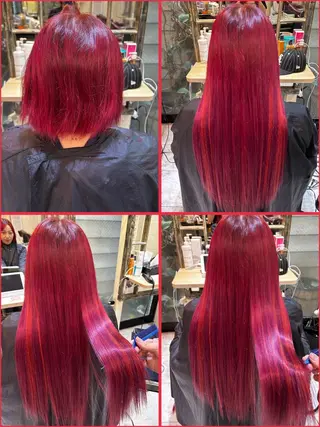 ロング カラー 佐伯 りょうのヘアスタイル