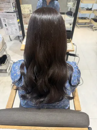 ロング カラー FUKA🎀🩶 / 韓国風ヘアのヘアスタイル