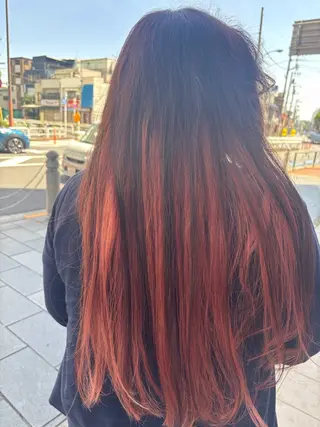 ロング カラー 🐰K+Plus🐰 まゆ🐰のヘアスタイル