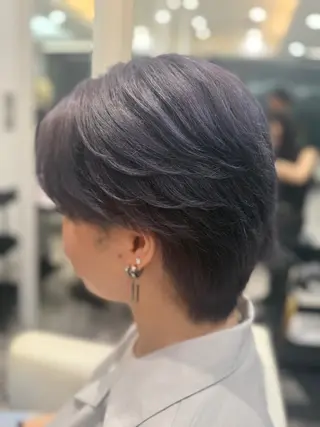 ショート カラー メンズ 渋谷髪質改善/縮毛 矯正/かすが🪽🫧のヘアスタイル