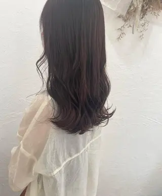 ロング カラー 河野 満月のヘアスタイル