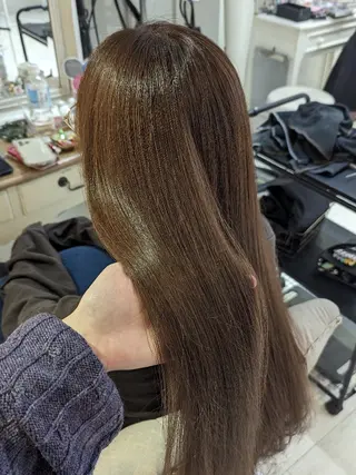 ロング カラー 🏹MIYU¦抜け感 ×柔らかカラーのヘアスタイル