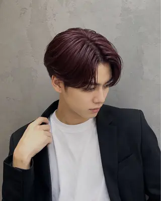 ミディアム カラー メンズ 🔮メンズ縮毛矯正 メンズパーマ💎竹永のヘアスタイル
