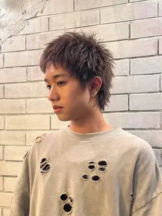 ショート カラー メンズ ✂︎メンズ特化船橋 パーマ優希のヘアスタイル