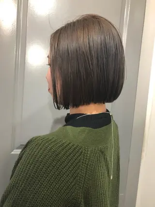 ミディアム カラー Pia ツボイ ケイタのヘアスタイル