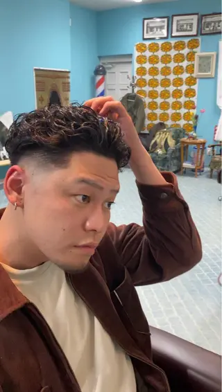 ショート 上戸鎖 宏樹のヘアスタイル