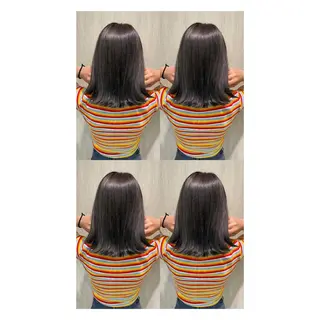 ミディアム カラー 店長✨レイヤー✖️ 髪質改善✖️韓国ヘアのヘアスタイル
