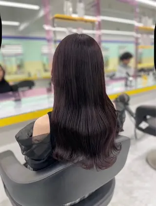 ロング 透明感×暖色カラー 🍒𝐘𝐮𝐤𝐚のヘアスタイル