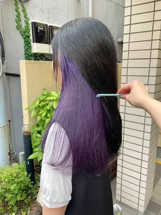 ロング カラー 原宿/ダブルカラー/ ブリーチ🎀れいなのヘアスタイル