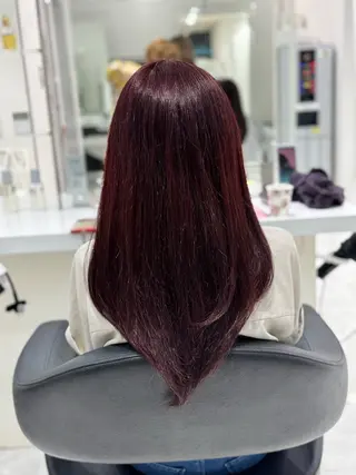 セミロング ブリーチなし暖色特化 ❤️kanata❤️のヘアスタイル