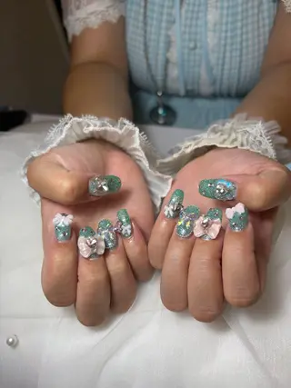 ネイル 🎀 アネラ しま  🎀のネイルデザイン
