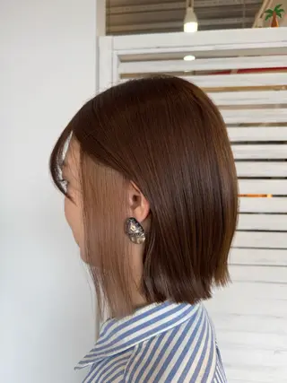 ミディアム 大谷 歩未のヘアスタイル