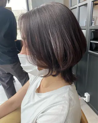 ミディアム カラー 似合う髪型見つけます AYAKAのヘアスタイル