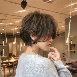 ショート カラー お悩み解決ショート/ 似合わせカット/といのヘアスタイル