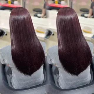 カラー 🍒ブリーチなし🍒 暖色🍒YUUNAのヘアスタイル