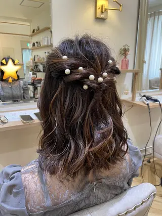 ヘアアレンジ cocona天王寺 🫧NOAのヘアスタイル
