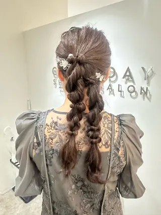ロング ヘアアレンジ レイヤー/ヘアセット 💐nao.のヘアスタイル
