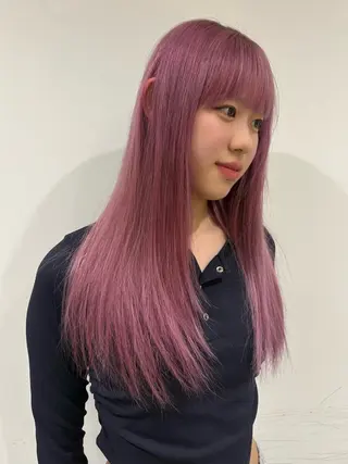 カラー 齋藤 そらのヘアスタイル