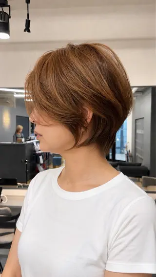 ショート 久保 佳乃のヘアスタイル
