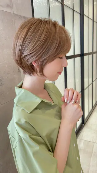 ショート 射場 政治のヘアスタイル