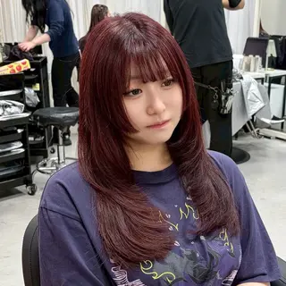 ロング カラー XELM高崎 🤍Kyokaのヘアスタイル