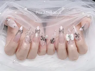 ネイル HANA 長さだしのネイルデザイン