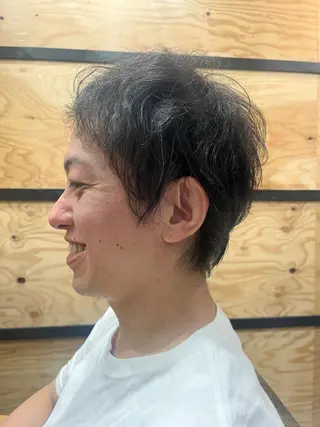 ショート カラー パーマ ヘアアレンジ メンズ キッズ ネイル マツエク・マツパ アイブロウ 久木原 ゆりのヘアスタイル
