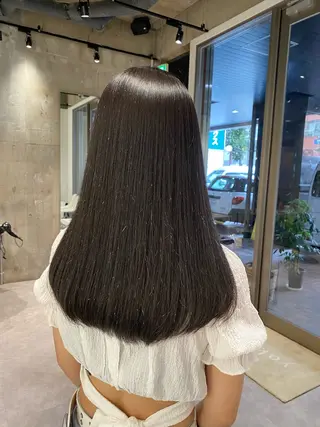ロング カラー ヘアアレンジ mina🪐立川駅/ 無料ショートカットのヘアスタイル