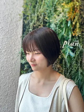 ショート 🪽ナチュラルヘア* 大下唯奈🪽🫧のヘアスタイル