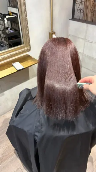 ミディアム 🦭☪️Azumi 縮毛矯正☪️🦭のヘアスタイル