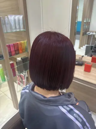ミディアム カラー 透明感ダブルカラー /ブリーチ/田川佑紀のヘアスタイル
