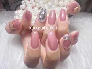 ネイル kao nail マグネット/長さだしのネイルデザイン
