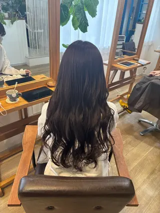 ロング カラー RINNO🌷透明感 カラー/髪質改善のヘアスタイル