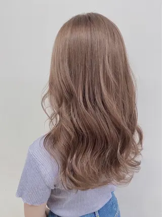 ロング カラー 𓏸レイヤー髪質改善 透けカラーカノン🫧のヘアスタイル