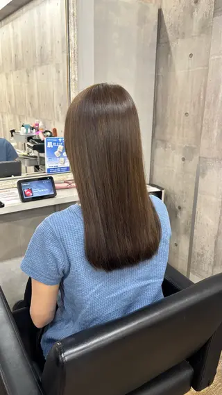 ロング カラー Sunny side 大名 RIOのヘアスタイル