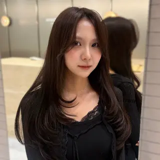 ロング カラー RAIRA 福岡韓国ヘア‧₊˚✧のヘアスタイル
