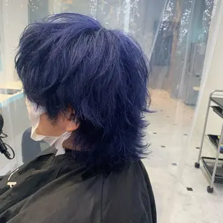 ショート カラー ヘアアレンジ メンズ ダブルカラー｜ なおき｜池袋美容師のヘアスタイル