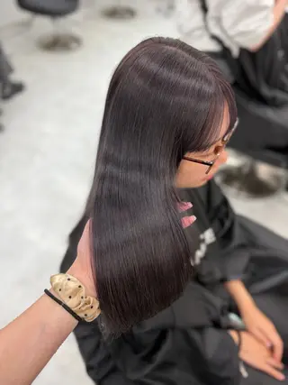 ロング カラー ヘアアレンジ 透明感カラー🎀艶髪 Anju/渋谷🎀のヘアスタイル