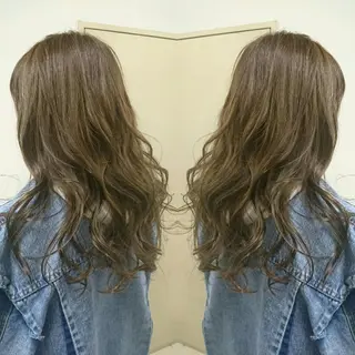 セミロング カラー センター南 SEIJIのヘアスタイル